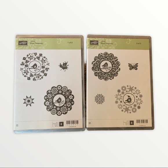 Stampin' Up! Other - Stampin’Up Four Seasons Stamps Set 8 stamps
